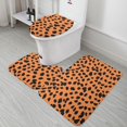 thumbnail image 5 of Leopard Print Pattern Bathroom Rug Set of 3, No Silp Washable Cover Floor Rug Decorations for Kitchen Bathroom Bedroom, 5 of 7