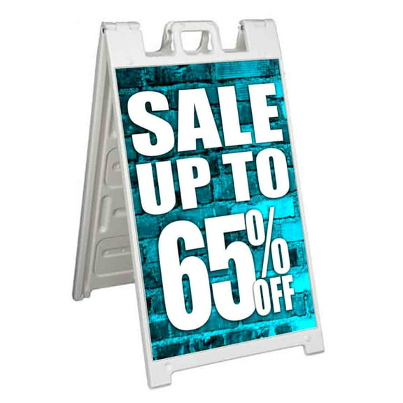 Sale Up To 65 Percent Off (24" X 36") Standard A-Frame Signicade, Includes Decal Applied To Stand