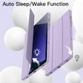 thumbnail image 5 of JETech Case for Samsung Galaxy Tab S9 11 Inch with S Pen Holder, Soft TPU Tri-Fold Stand Protective Tablet Cover, Support S Pen Charging, Auto Wake/Sleep (Light Purple), 5 of 6