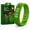 Green, variant on Vibrating Alarm Wristband Clock for Heavy Sleepers Wake Band Wrist Watch Silent Vibration Bracelet Loud Adults Strike Deaf People Despertar with that Won't Partner Extremely Deep (Black)