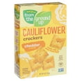 Real Food From The Ground Up Cauliflower Cheddar Crackers, 4 oz box
