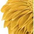 thumbnail image 4 of JWH 3D Round Handmade Decorative Velvet Sunflower Throw Pillows with Insert for Room Decor 14 inch Gold, 4 of 9