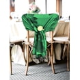 thumbnail image 4 of Sakkas Two Tone Rose Pashmina Scarf / Stole / Wrap - Kelly Green / Black - One Size, 4 of 4