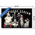 thumbnail image 3 of Disney Tim Burton's The Nightmare Before Christmas - Everybody Scream Wall Poster, 22.375" x 34", Framed, 3 of 3