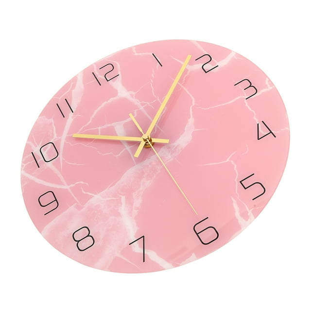 Mute Wall Clock, Beautiful Toughness Decorative Clock High Gloss For Wall For Home For Shop For Bar