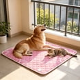 thumbnail image 5 of Cififendec Cooling Pet Sleeping Mat, 59.06"×39.37", Breathable Heat Dissipation Ice Pad for Pet Summer Temperature Relief, Indoor Kennel Sofa Floor Rest Cushion, 5 of 5