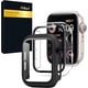 thumbnail image 1 of Ailun Funda protectora de pantalla para Apple Watch Series 9, 8 y 7 [41 mm], carcasa rígida ultrafina de PC con protector de pantalla de vidrio templado incorporado para iWatch, cubierta a prueba de g, 1 of 4