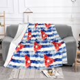 thumbnail image 7 of Cuba Flag Warm Cozy Plush Throw Blanket for Couch Bed Sofa 60"x50", 7 of 7