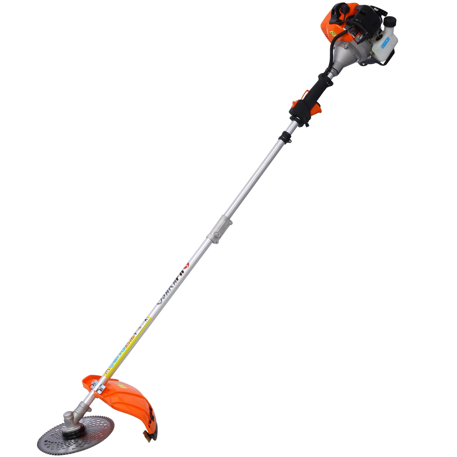imerelez 8 in 1 Multi-Functional Trimming Tool, 56CC 2-Cycle Garden Tool System with Gas Pole Saw, Hedge Trimmer, Grass Trimmer, and Brush Cutter EPA Compliant