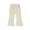 Beige B, variant on VERUGU Toddler Bell Bottoms Girl Fleece Warm Solid Versatile Mid Waist Bellbottom Pants Long Pants 1-10 Years
