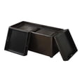 thumbnail image 2 of WyndenHall  Franklin Contemporary Storage Ottoman Set, 2 of 7