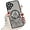 Flower #3, variant on Magnetic Case for iPhone 16 Plus, Compatible with MagSafe, Cute Black Floral Pattern Women Girl Case Translucent Forst Clear Back Soft TPU Bumper Shockproof Protective Slim Cover, Wild flower