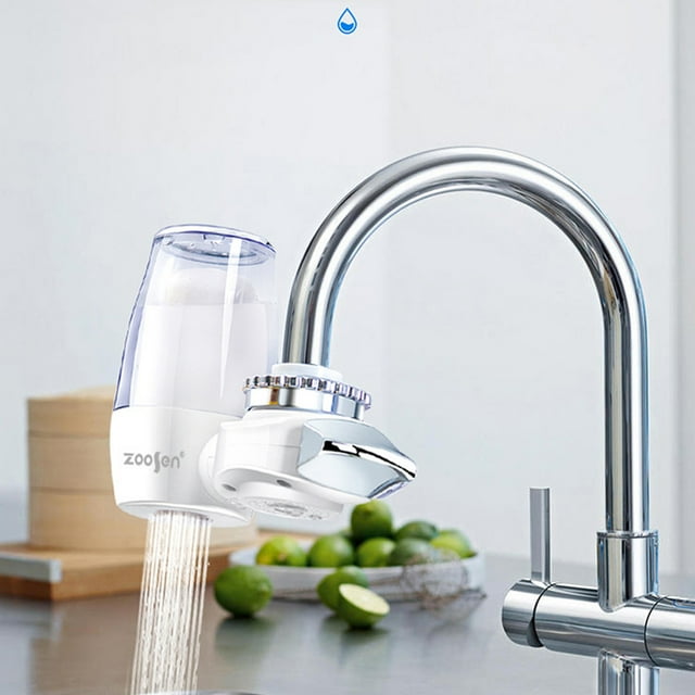 Xihbxyly Cosas Por Menos de 5 Dolares Filtro de Agua para Sistema de Grifo Doméstico Compatible con Grifos Estándar Purificador de Agua, Blanco, 1 Unidad