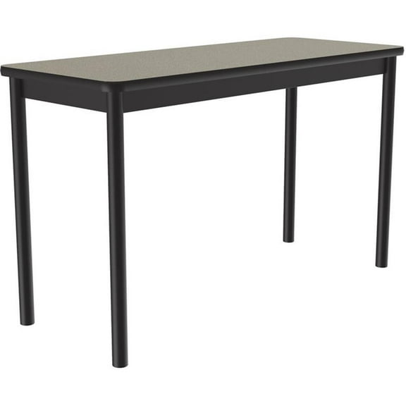 Correll 36"W x 72"D Deluxe High Pressure Lab Table in Savannah Natural Sand