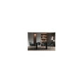 thumbnail image 2 of LeisureMod Zara Mid-Century Modern Rectangular 71" Dining Table with Glass Wide Top and Curved Stainless-Steel Base for Kitchen and Dining Room in Black, 2 of 9