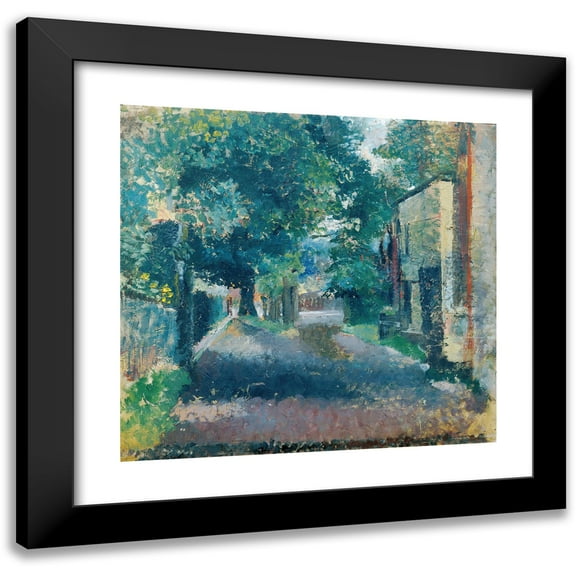 Friedl Dicker-Brandeis 13x12 Black Modern Framed Museum Art Print Titled - Weg in Hronov (1940)