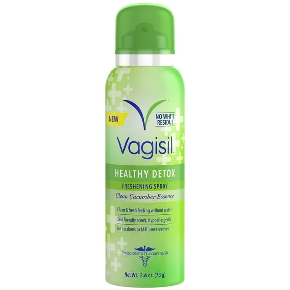 Vagisil Healthy Detox Freshening Intimate Dry Wash Spray, 2.6 oz