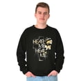 thumbnail image 5 of Hear Me Heal Me Prayer Christian Sweatshirt for Men or Women Brisco Brands S, 5 of 6