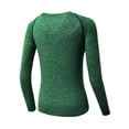 thumbnail image 2 of Women Compression Quick-Dry Long Sleeve Athletic Base Layer T-shirt Tight Fitness Yoga Tops, 2 of 2