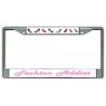 thumbnail image 1 of Cadre de Plaque d'Immatriculation Chromé Fashion Addict, 1 of 1