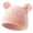 shrimp powder, variant on Baby Hat Double Layered Toddler Hat Elastic Hospital Hat Adjustable Head Circumference Comfortable Bonnet Fall Winter