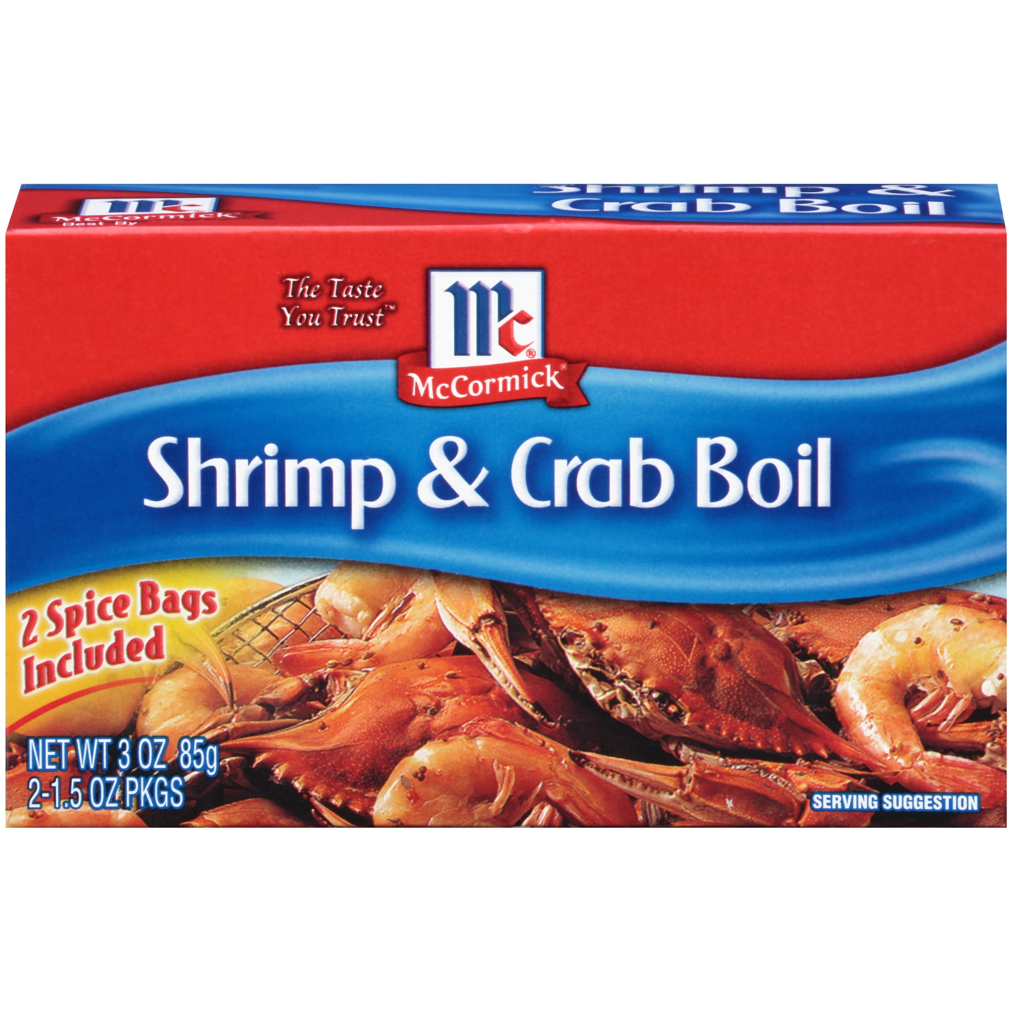 McCormick Golden Dipt Shrimp & Crab Boil Spice, 3 oz