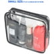 thumbnail image 3 of Rewera - Bolsas de viaje grandes transparentes de 3 piezas para artículos de tocador, bolsas de maquillaje y cosméticos de plástico transparente impermeables, bolsas de almacenamiento y organizadores, 3 of 7