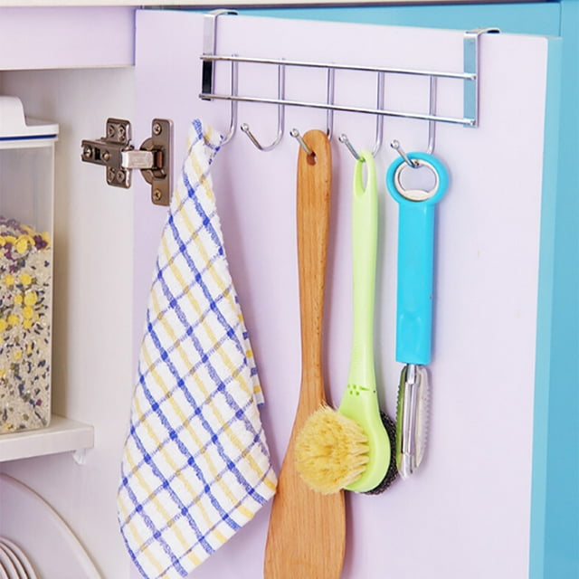 Clearance! Ikeay Hooks,Kitchen Storage Rack Cupboard Hanging Hook Hanger Chest Storage Organizer Holder