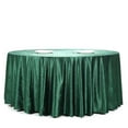 thumbnail image 2 of Efavormart 120" Wholesale Round Tablecloth Hunter Emerald Green Premium Velvet Round Tablecloth For Wedding Party Events, 2 of 2