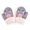Gray, variant on Winter Hanging Neck Plush Children Knitted Mittens Cute Kids Gloves Thick Warm PINK