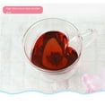 thumbnail image 3 of Heart Glass Mug 180ml/240ml Heart Shaped Double Wall Glass Mug Heat Resistant Tea Mug, 3 of 8