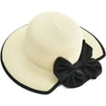 thumbnail image 5 of Sun Hats for Women Wide Brim Straw Beach Hat UV UPF 50+ Foldable Summer Sun Hat, 5 of 7