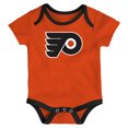 thumbnail image 2 of Newborn Philadelphia Flyers Loyal Buddies Three-Pack Bodysuit Set, 2 of 4