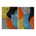 thumbnail image 1 of Advancent 2 uds pintura abstracta moda sin marco impresión arte patrón imágenes estética pared carteles decoración Interior del hogar Decoración del hogar Advancent HA010921-00, 1 of 6