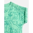 thumbnail image 2 of Wonder Nation Baby Boys Printed Jersey Romper, Sizes 0M-24M, 2 of 3