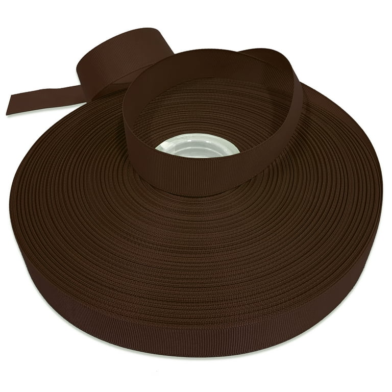 5/8 Grosgrain Ribbon - Chocolate Brown - 5 yards