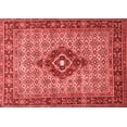 thumbnail image 1 of Ahgly Company Indoor Rectangle Medallion Red Traditional Area Rugs, 7' x 9', 1 of 4