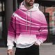 thumbnail image 1 of Sudadera con capucha para hombre, estilo casual, con cuello redondo, estampado, manga larga, blusa de poliéster, 1 of 6