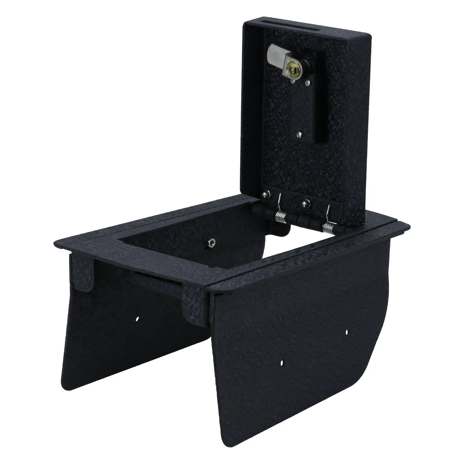 Center Console Gun Safe Vault - WASAI Console Lock Box Compatible with Jeep Grand Cherokee without CD Player 2014-2020, 4 Digit Combination Lock with Key.