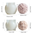 thumbnail image 5 of Molde de silicona para fabricación de velas de rosas, fragancias únicas, aromaterapia, moldes de resina, adorno para el hogar, moldes florales para velas, 5 of 5