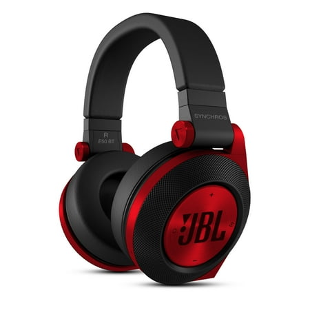 JBL E50 BT Red Over Ear Bluetooth Headphones Walmart