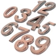 thumbnail image 3 of Miangastore Numéros de Porte Or Rose ABS 10 Pcs Identification Intérieure et Extérieure, 3 of 9