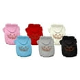 thumbnail image 3 of Halloween Pet Dog  Cat Hoodie Rhinestone, "Jack O' Lantern", 3 of 9