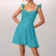 thumbnail image 2 of Vestido sin espalda de gasa lisa para mujer - Tirantes finos, ropa de oficina/casual - Tallas S-XL, 2 of 5