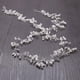 thumbnail image 3 of Tocados de boda con cristales de enredaderas para el cabello de novia, 20 pulgadas hechos a mano con perlas de cristal para boda, fiesta de noche, tocado para la cabeza Sincero Hogar, 3 of 5