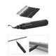 thumbnail image 5 of Kit de herramientas de desbarbado con cuchilla desbarbadora BS1010, mango de aluminio, impresión 3D Negro, 5 of 9