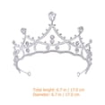 thumbnail image 2 of NUOLUX Tiaras De Novia Plateadas Con Para Complementar Vestidos De, 2 of 8