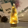 thumbnail image 5 of Artificial Christmas Tree,Artificial Christmas Tree for Xmas Home,Flocked Christmas Tree with LED Light, Hanging Ornaments for Mini Xmas Tree Christmas Decoration(Gold), 5 of 8