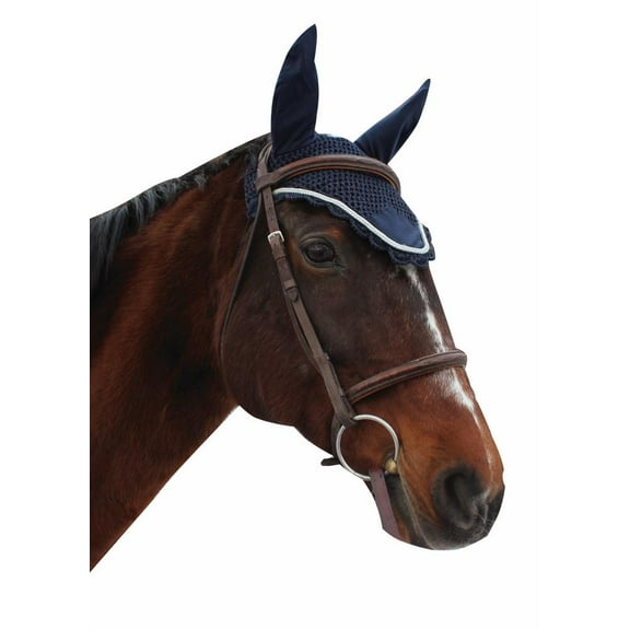 Equine Couture Fly Bonnet with Silver Rope