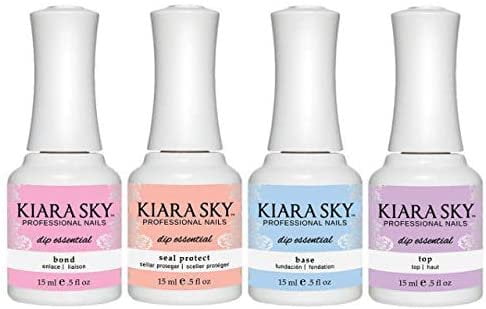 Kiara Sky Dipping Powder Essentials Kit Steps 1-4, 0.5oz